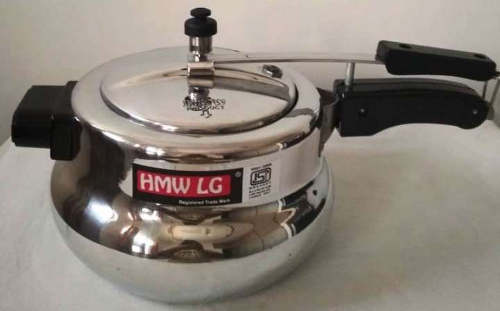 HMW LG HMW LG HANDI 5 Ltr 5 L Inner Lid Pressure Cooker Price in India Buy HMW LG HMW LG HANDI 5 Ltr 5 L Inner Lid Pressure Cooker online at Flipkart