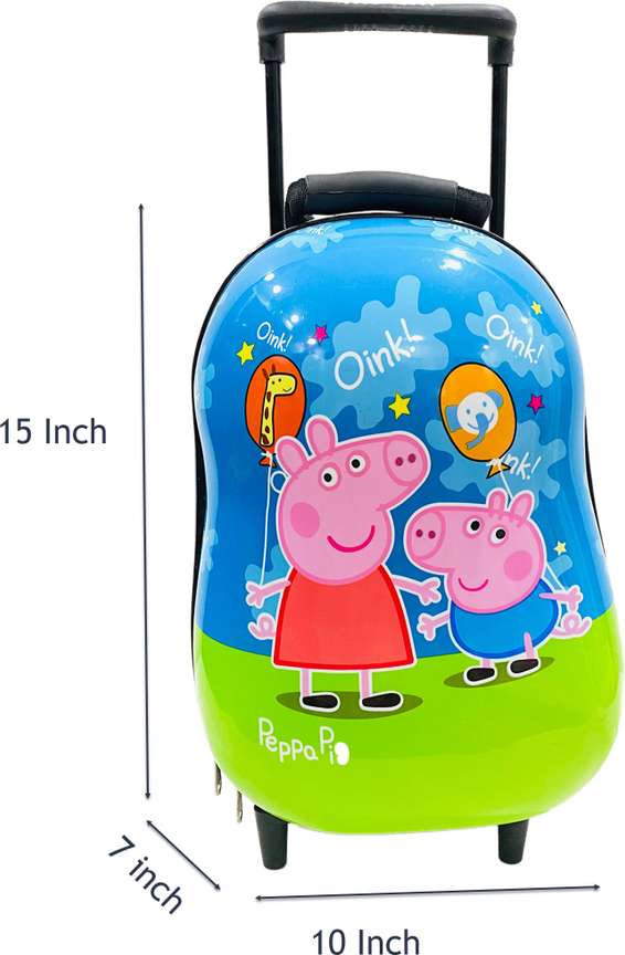 Peppa pig luggage trolley 2025