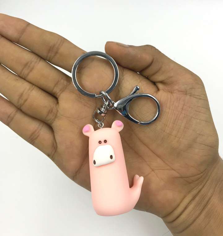 Good Goody Cute Pig Piglet Piggy Keychain Chubby Quirky Heavy Quality Smooth Finish Keyring Animal Fashion Jewellery Bag Hanging Key Chain Price in India Buy Good Goody Cute Pig Piglet Piggy Keychain ...