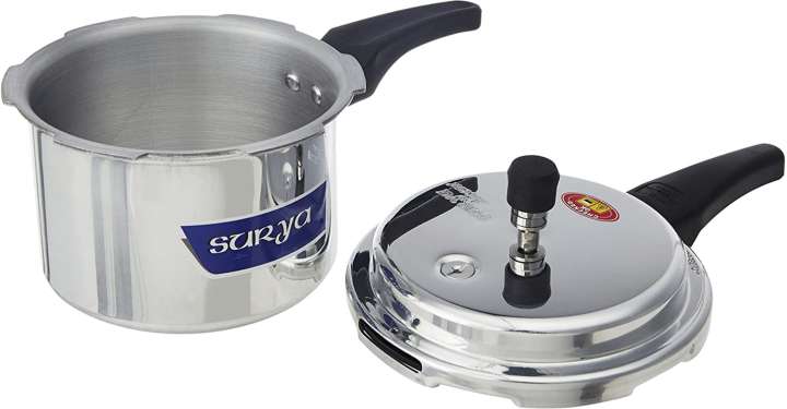 Surya Action Popular Aluminium Pressure Cooker Outer Lid ISI Approved 3 LTRS 3 L Outer Lid Pressure Cooker Price in India Buy Surya Action Popular Aluminium Pressure Cooker Outer Lid