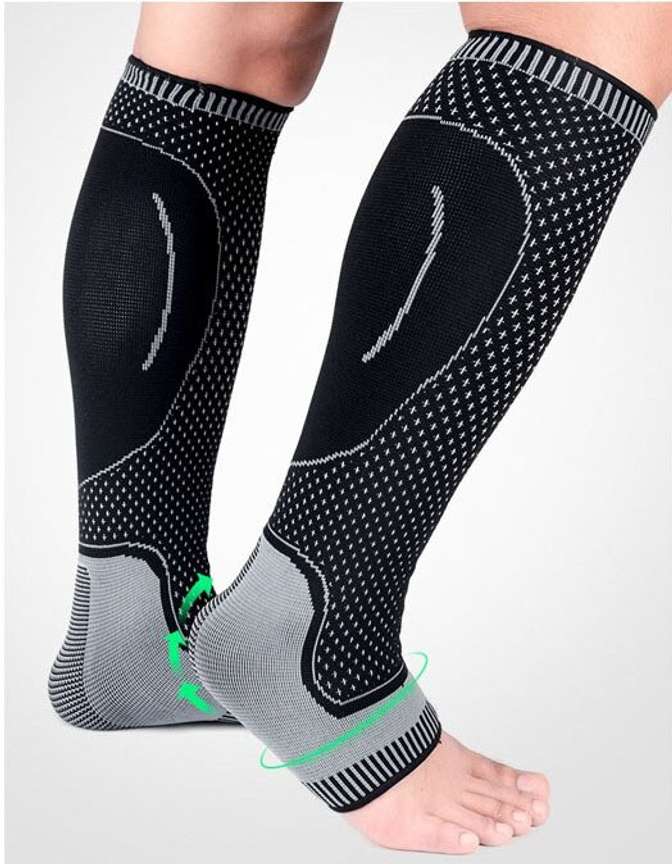 PE Ankle Knee cap calf joint brace Compression Foot pain relief Exercise Thigh Ankle Support Buy PE Ankle Knee cap calf joint brace Compression Foot pain relief Exercise Thigh Ankle Support
