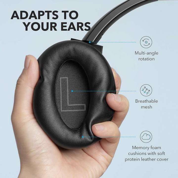 Soundcore by Anker Life Q20 With Hybrid Active Noise Cancellation Enabled Bluetooth