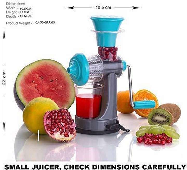 MOONZA Plastic Mini Juicer Machine Juice Maker Machine for Home Deluxe Fruit Vegetable Manual Juicer with with Steel Handle Hand Juicer Price in India Buy MOONZA Plastic Mini Juicer Machine