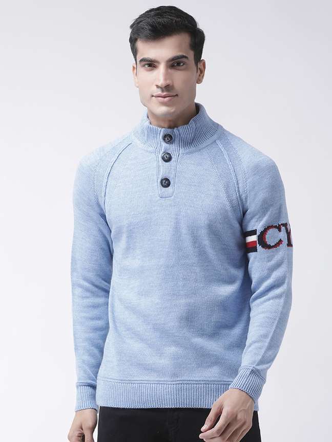 Club York Self Design High Neck Casual Men Blue Sweater Buy Club York Self Design High Neck Casual Men Blue Sweater Online at Best Prices in India Flipkart