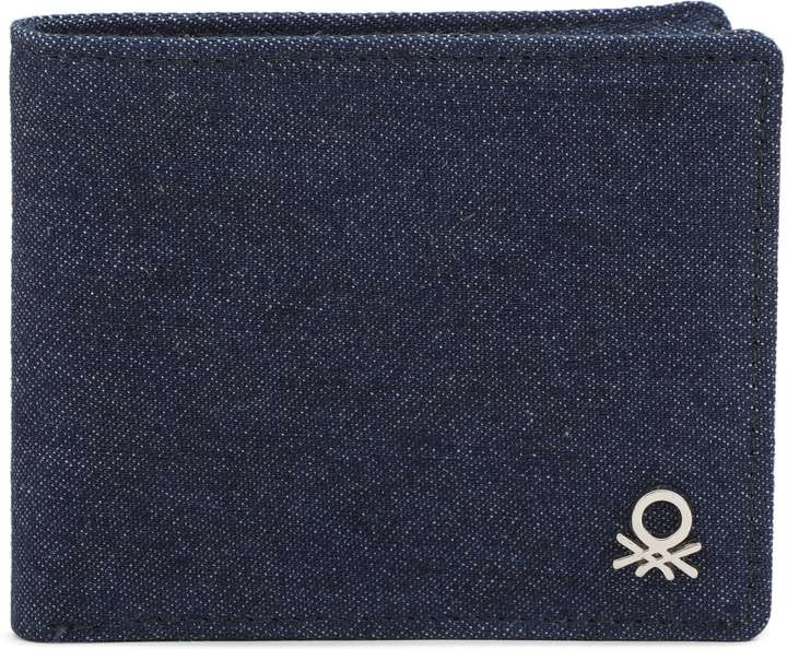 United Colors of Benetton Men Blue Denim Wallet 04E Price in India Flipkart