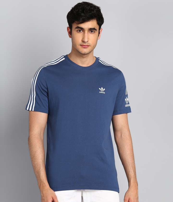 ADIDAS ORIGINALS Solid Men Round Neck Dark Blue T Shirt Buy ADIDAS ORIGINALS Solid Men Round Neck Dark Blue T Shirt Online at Best Prices in India Flipkart