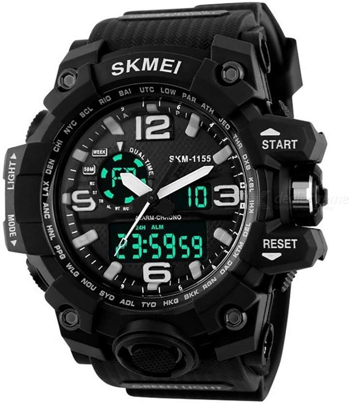 SKMEI Analog Digital Watch For Men Buy SKMEI Analog Digital Watch For Men Black Analog Digital Water Proof Sport Wrist Watch for Men and Boys Online at Best Prices in