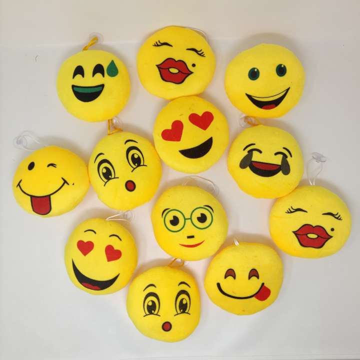 Smiley soft toy top