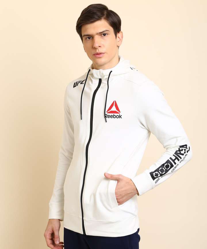 Reebok ufc white hoodie sale