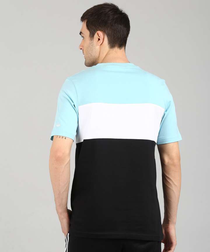 ADIDAS ORIGINALS Colorblock Men Round Neck Blue T Shirt Buy ADIDAS ORIGINALS Colorblock Men Round Neck Blue T Shirt Online at Best Prices in India Flipkart