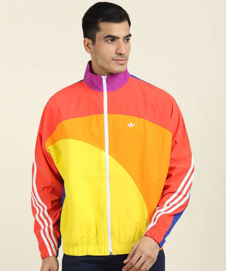 Adidas colourful jacket clearance