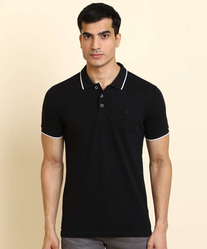 Benetton polo t shirts discount