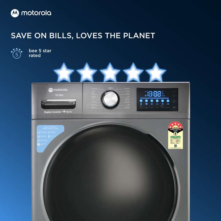 Motorola washing machine 10.5 kg on sale