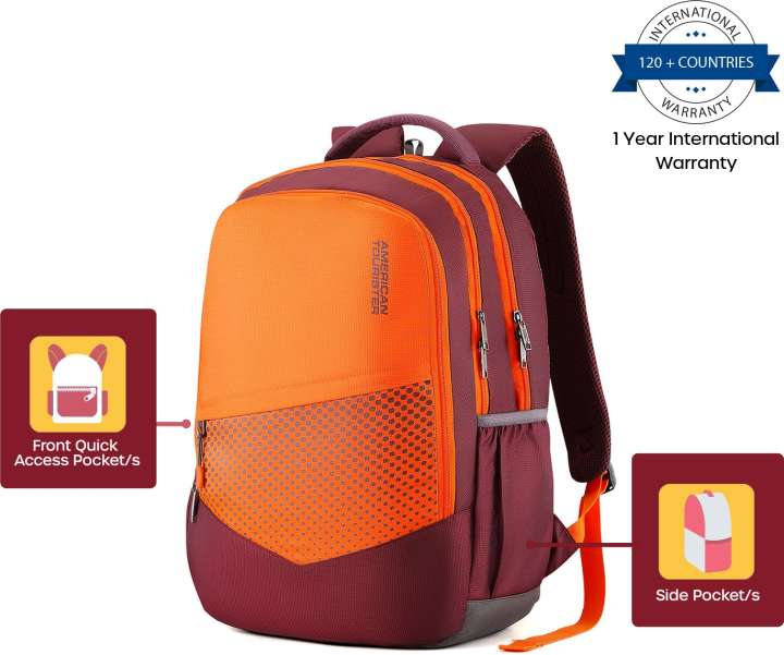 AMERICAN TOURISTER Mist Sch Bag 29.5 L Backpack Blue Price in India Flipkart