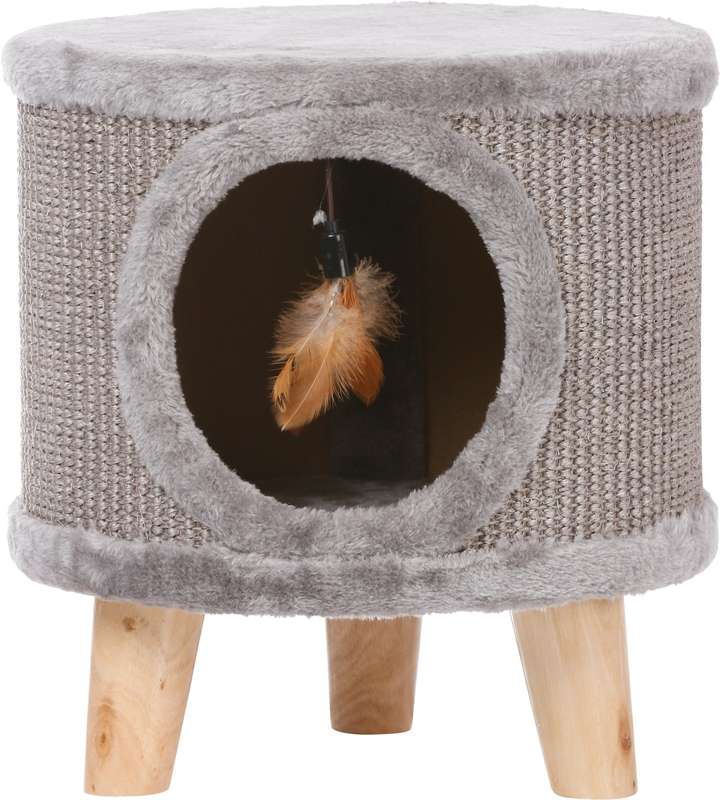 Foodie Puppies Cat Condo Ottoman PlayHouse for Kitten Cat 32 32 35cm Free Standing Cat Tree Price in India Buy Foodie Puppies Cat Condo Ottoman PlayHouse for Kitten