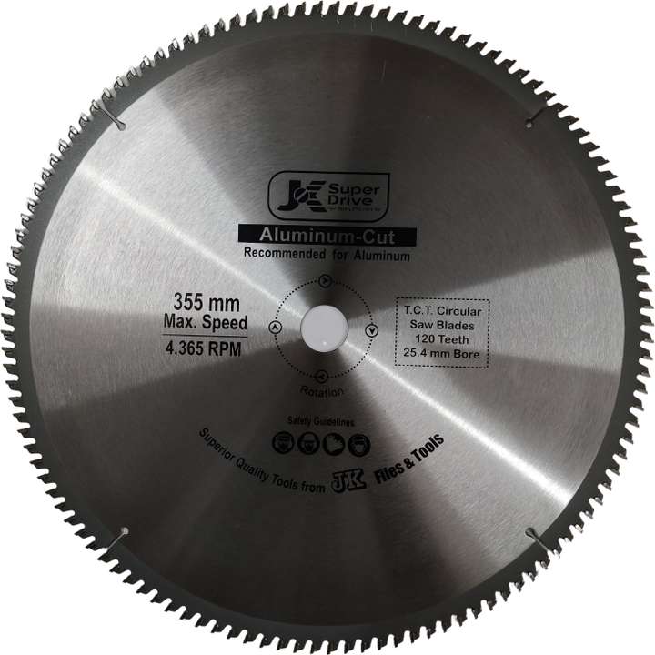 JK Super Drive 14 inch 120T TCT Circular Saw Blade For Aluminium Cutting SD9060068 Overall Length 25.4 mm Wood Cutter Price in India Buy JK Super Drive 14 inch 120T TCT
