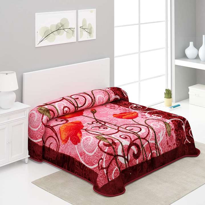 Metropolis Floral Double Mink Blanket for Heavy Winter Buy Metropolis Floral Double Mink Blanket for Heavy Winter Online at Best Price in India Flipkart