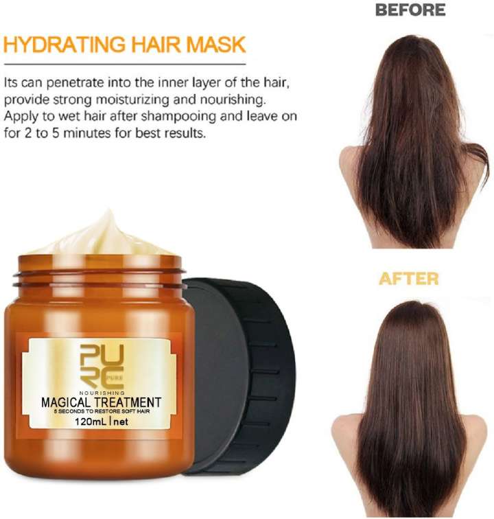 PURC Nourishing Magical Treatment 5 Seconds Hair Mask Instant Repairing Damaged Hair Roots Treatment Hair Conditioner Soft Deep Conditioner Price in India Buy PURC Nourishing Magical Treatment 5 Secon...