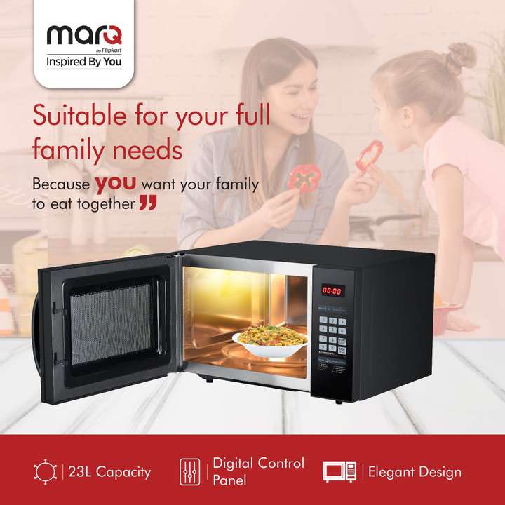 Flipkart MarQ by Flipkart 23 L Low Cal Fry Convection Microwave Oven Convection