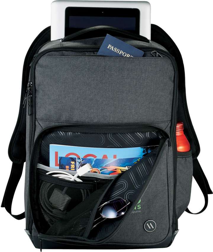 TOTAL HOME Elleven Squared TSA Travel Backpack Laptop Fashion Backpack Large Capacity Computer or Book Bag Fits Up to 15 Inch School Bag for Men College Student Women Light Weight 40