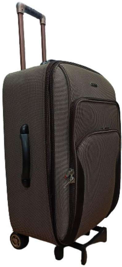 euro lark swing Expandable Check in Suitcase 2 Wheels 24 inch khaki Price in India Flipkart