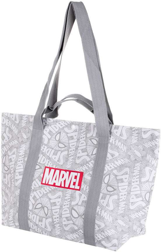 MINISO Grey Shoulder Bag Marvel Shoulder Bag Cotton Canvas Tote Bag with Large Capacity White Grey Gray Price in India Flipkart