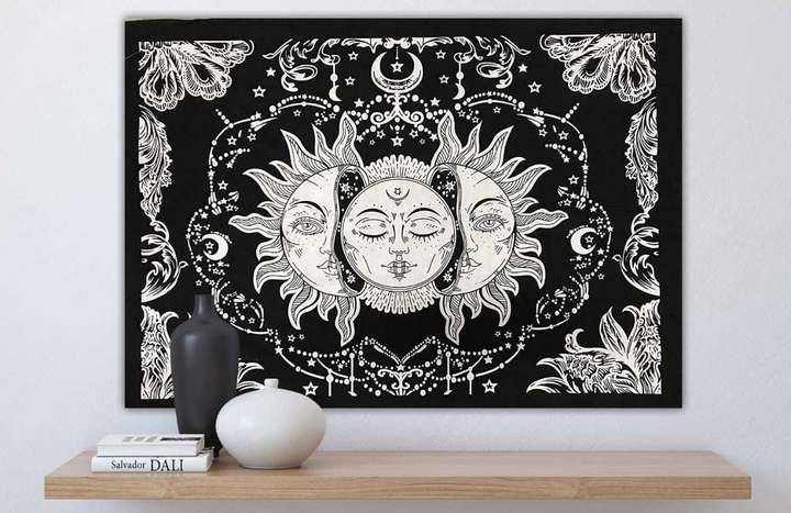 Moon print tapestry outlet