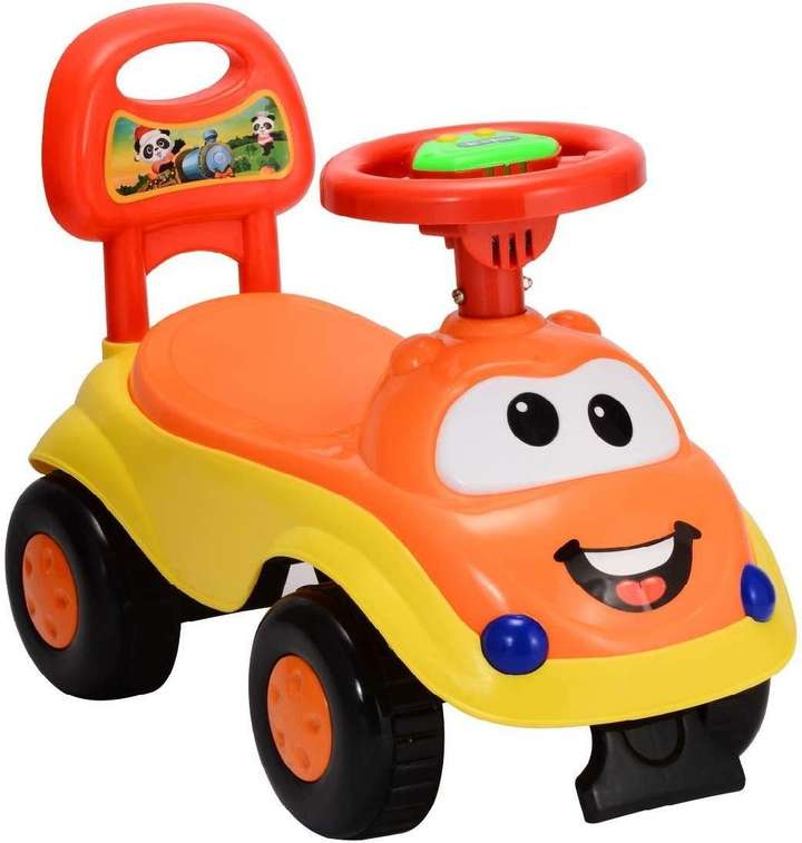 Kids Baby Magic Ride on Push Car Ride with Backrest Musical Horn for Children Kids Toy Ride on Kids Toys Toddler Baby Toy Baby Car Suitable for Kids Boys Girls Age