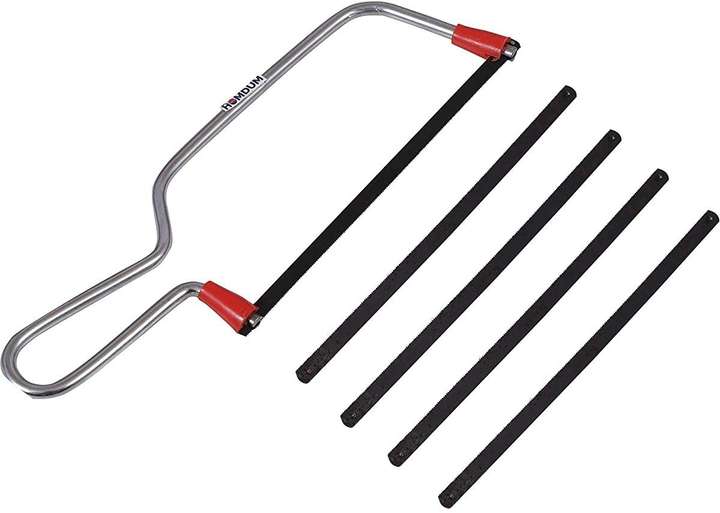 Homdum Small Junior Mini Steel Hacksaw Frame Along with 5 x 6inch Saw Blades 150 mm for Wood and Metal Cutting with Plastic Handle Angle Drill Price in India Buy Homdum