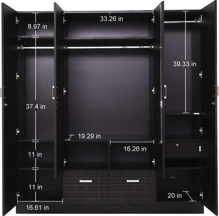 Godrej 4 door wardrobe discount