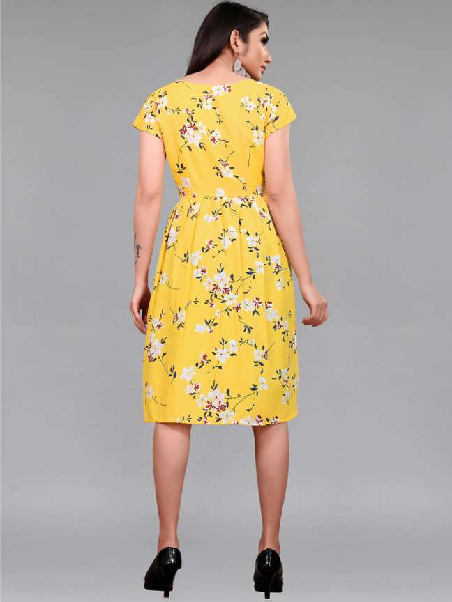 F and f yellow dress clearance