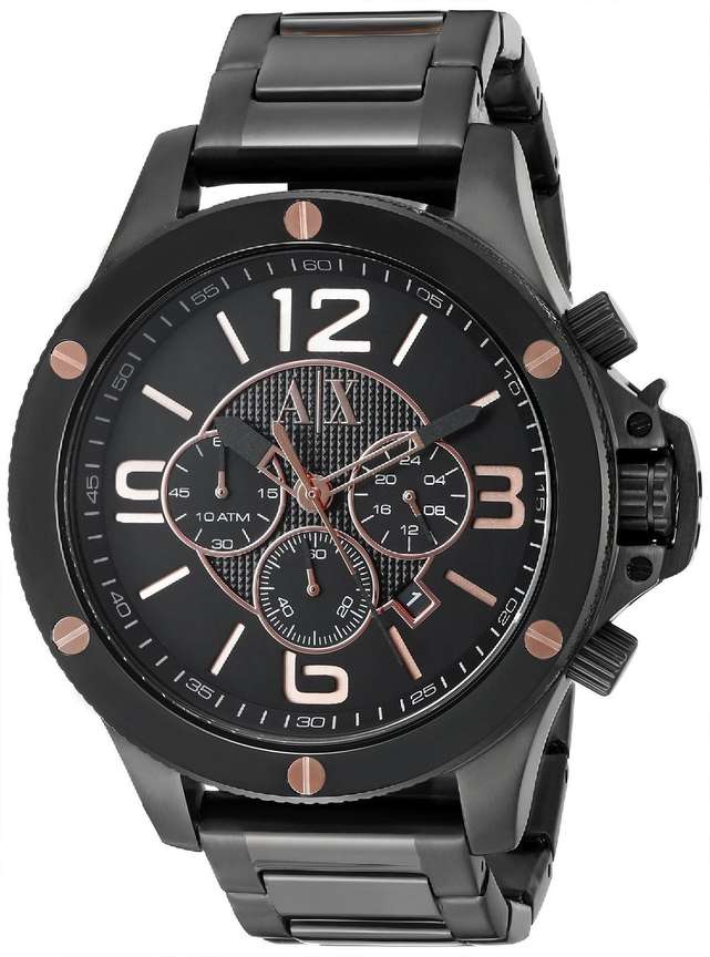 Amazon.com: A|X Armani Exchange Men's Chronograph Black