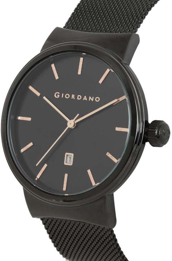 Giordano black watches outlet