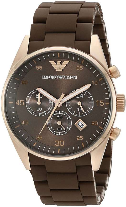 EMPORIO ARMANI Sportivo Analog Watch For Men Buy EMPORIO ARMANI Sportivo Analog Watch For Men AR5890i Brown Dial Online at Best Prices in India Flipkart