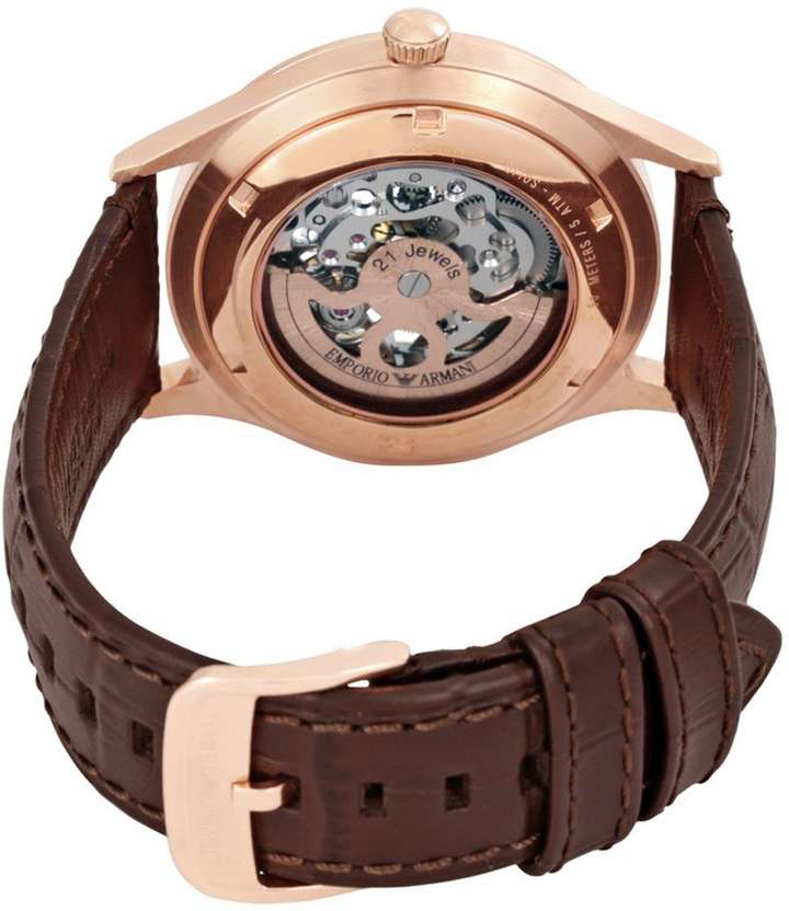EMPORIO ARMANI Mechanical Analog Watch For Men Buy EMPORIO ARMANI Mechanical Analog Watch For Men AR1920 Automatic Online at Best Prices in India Flipkart