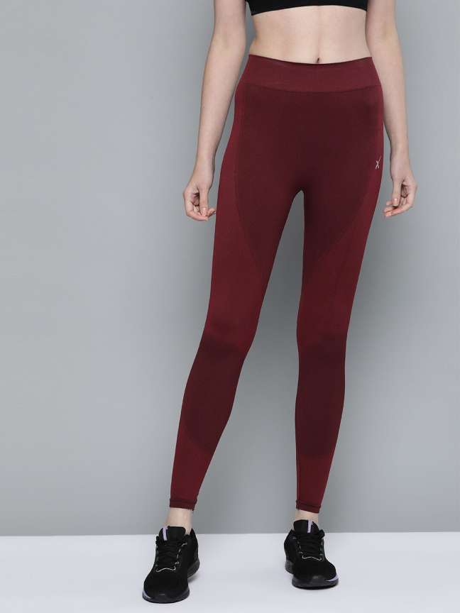 HRX by Hrithik Roshan Solid Women Maroon Tights Buy HRX by Hrithik Roshan Solid Women Maroon Tights Online at Best Prices in India Flipkart