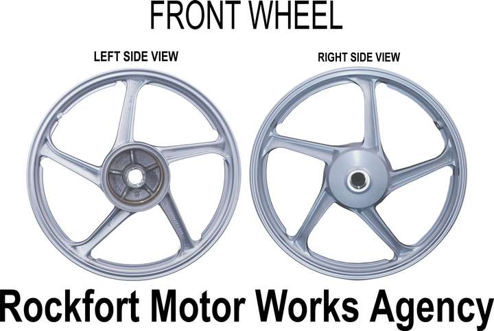 rockfort motor works agency RMW006SL Front Alloy Aluminium Hero Splendor NXG Splendor Plus Passion Pro Splendor HF Deluxe Glamour Passion Super Splendor Splendor Pro CD Dawn Passion Plus CD deluxe Mot...