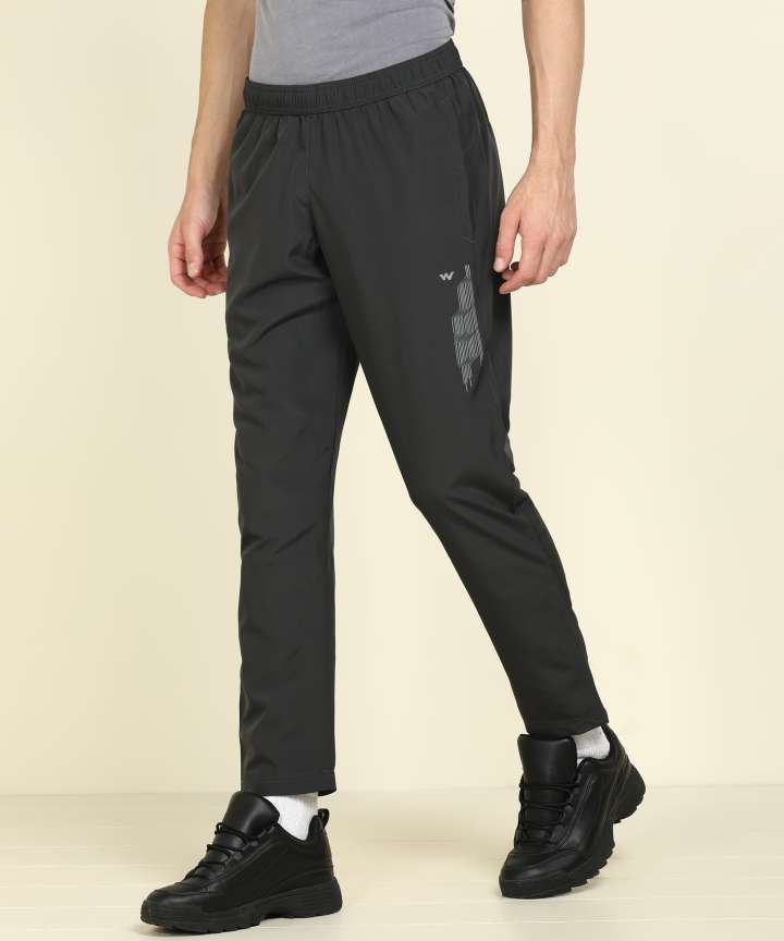 Wildcraft Solid Men Grey Track Pants