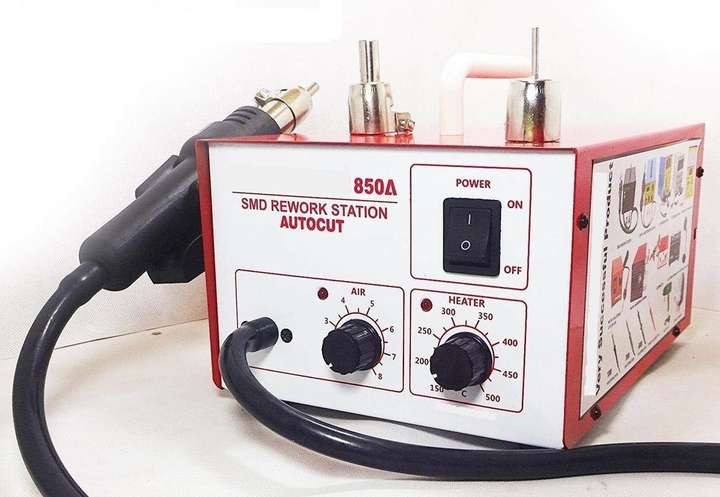 MAXX PAMMA Auto Cut 850A SMD Rework Station Soldering Heat Air Gun 270 W Temperature Controlled