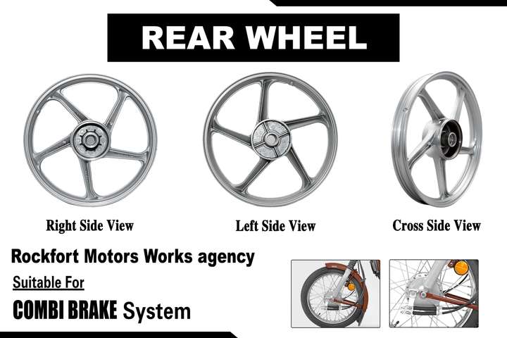 rockfort motor works agency RMW0014SL Front Rear Alloy Aluminium TVS Heavy Duty Super XL Motorbike Tyre Rim Price in India Buy rockfort motor works agency RMW0014SL Front Rear Alloy Aluminium TVS