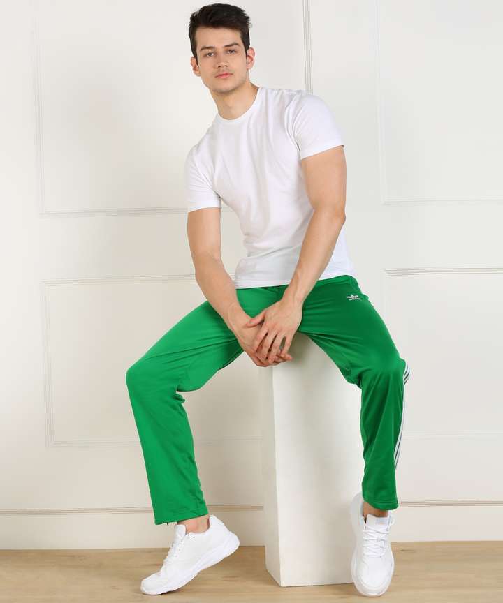 Adidas green joggers mens discount