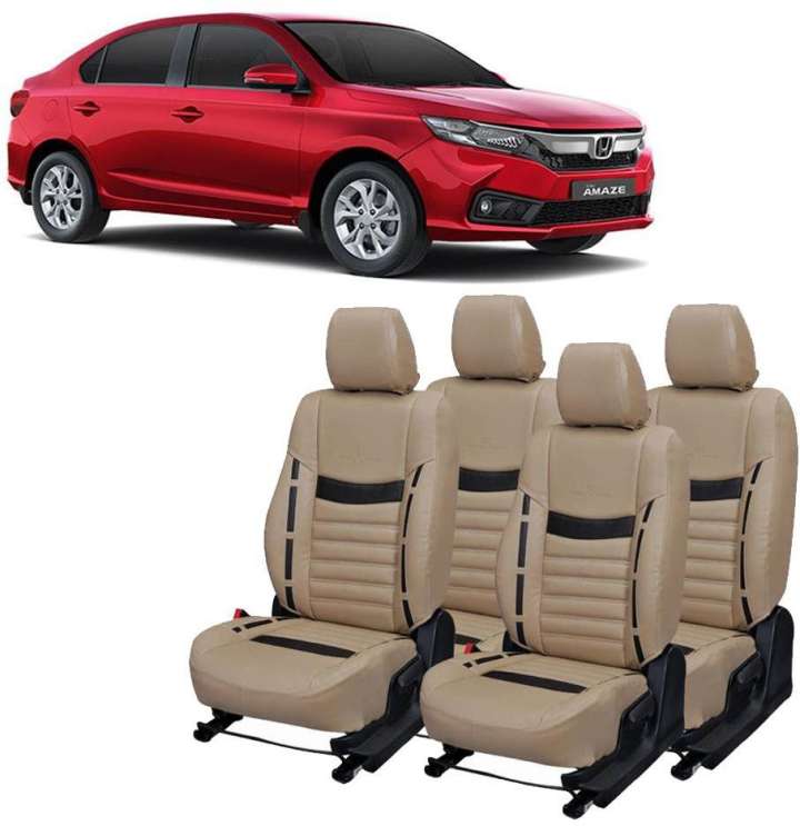 Luxury Premium Leatherette Car Seat Cover For Honda Amaze Price in India Buy Luxury Premium Leatherette Car Seat Cover For Honda Amaze online at Flipkart