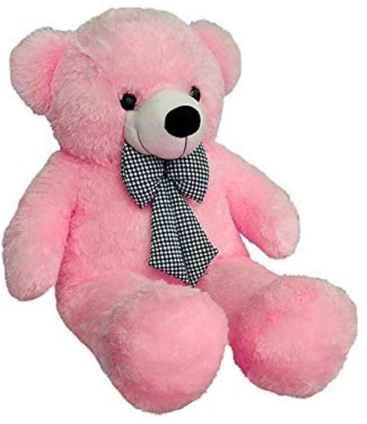 PCT Teddy Bear 3.5ft Baby Pink 42 inch Teddy Bear 3.5ft Baby Pink Buy Material type a big chubby teddy bear made up of fabric Furr and filling material is Pure fiber Soft fur Perfect gift