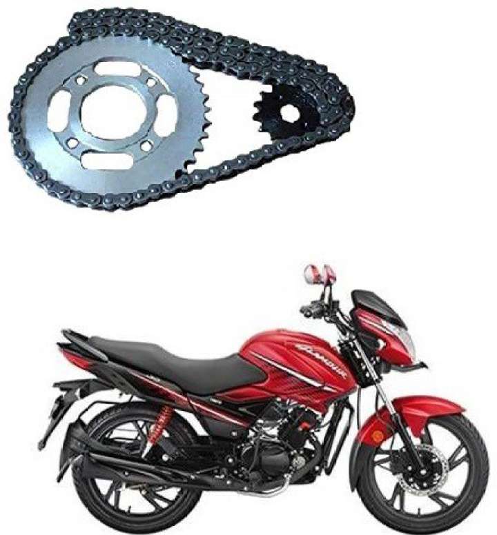 Hero glamour chain sprocket price sale