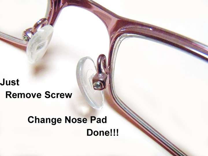 N Specs Nose Pad For Spectacle Frame Eye wear 50 piece Nose Pad 10 Piece Screw 1 Screw Driver Hook Eye Price in India Buy N Specs Nose Pad