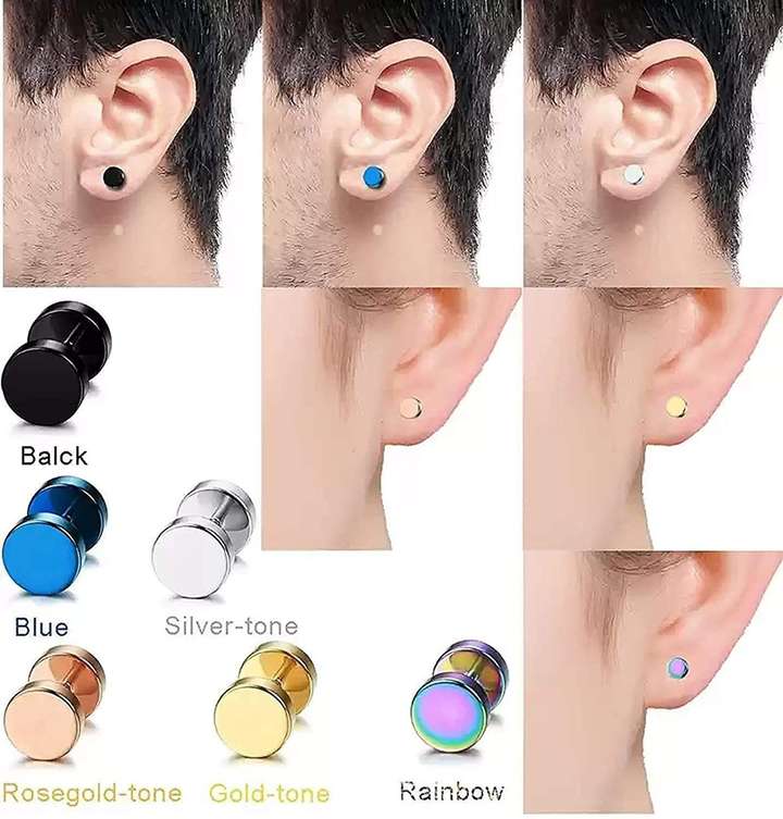Boys earrings studs top