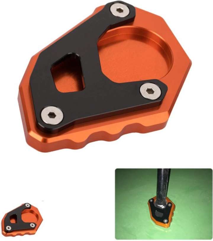 acube mart KTM Adventure 390 1290 1050 1090 1190 Adv Motorcycle Accessories CNC Kickstand Foot Side Stand Extension Pad Support Plate Bike Side Stand Price in India Buy acube mart KTM