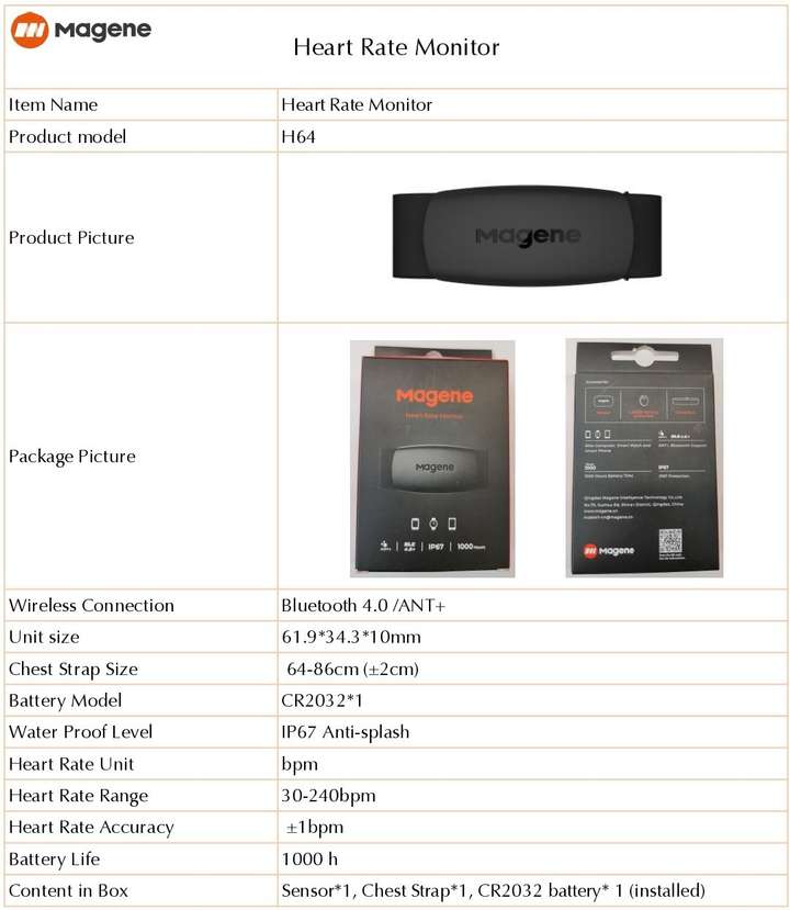 Magene h64 heart rate monitor clearance