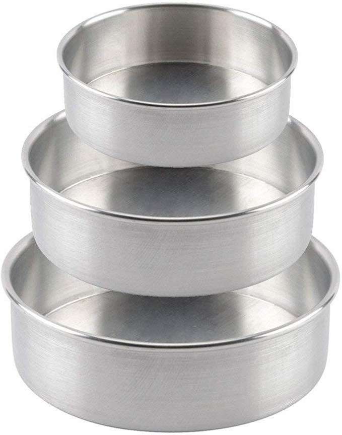 Vrukie Aluminium Cake Mould 3 Price in India Buy Vrukie Aluminium Cake Mould 3 online at Flipkart