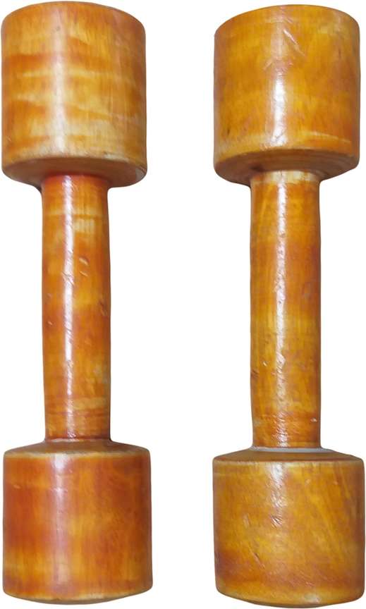 Wooden dumbbells hot sale